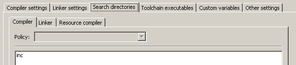 obrázek IDE-set-compiler-searchdir-screen